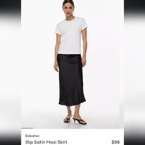 Babton Aritzia Slip Maxi Skirt